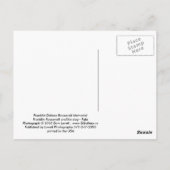 Franklin Delano Roosevelt Memorial Postkarte (Rückseite)