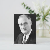 Franklin Delano Roosevelt Postkarte (Stehend Vorderseite)