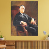 FRANKLIN DELANO ROOSEVELT von Jacob H. Perskie Leinwanddruck (Insitu (Wohnzimmer))