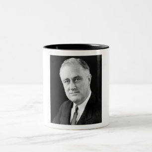 Franklin Delano Roosevelt Zweifarbige Tasse