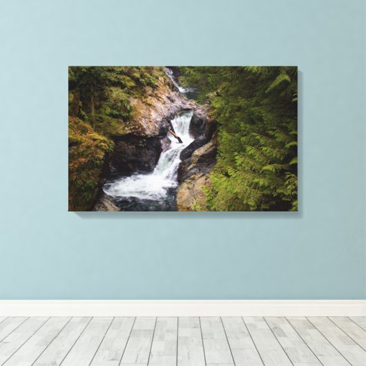 Franklin Falls Leinwanddruck (Insitu (Holzboden))