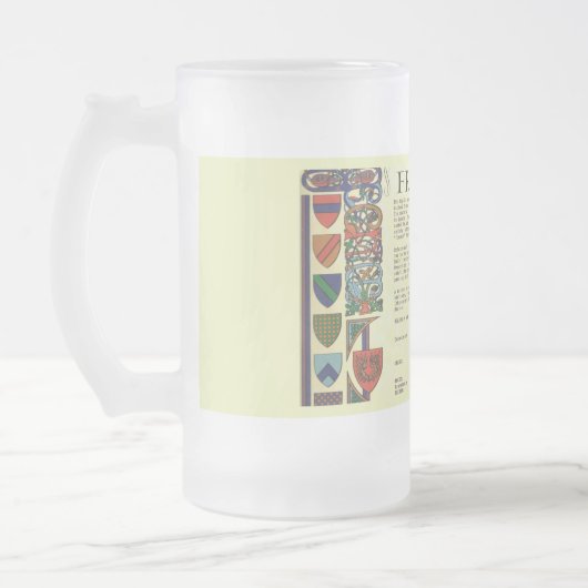 Franklin Familienname Beer Tasse (Links)