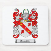FRANKLIN-FAMILIENWAPPEN - FRANKLIN-WAPPEN MOUSEPAD (Vorne)