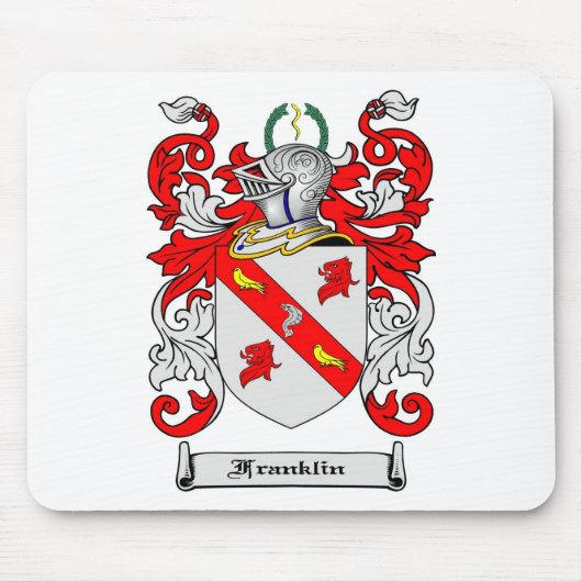 FRANKLIN-FAMILIENWAPPEN - FRANKLIN-WAPPEN MOUSEPAD (Vorne)