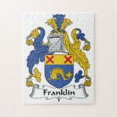Franklin-Familienwappen Puzzle (Vertikal)