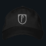 Franklin Family Letter "F" Black Hat Bestickte Baseballkappe<br><div class="desc">Franklin Family Letter "F" Black Hat</div>