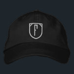 Franklin Family Letter "F" Black Hat Bestickte Baseballkappe<br><div class="desc">Franklin Family Letter "F" Black Hat</div>