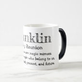 Franklin Family Wiedersehen Coffee Tasse (VorderseiteRechts)