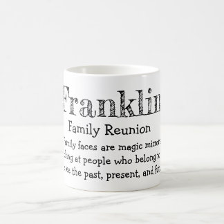 Franklin Family Wiedersehen Coffee Tasse