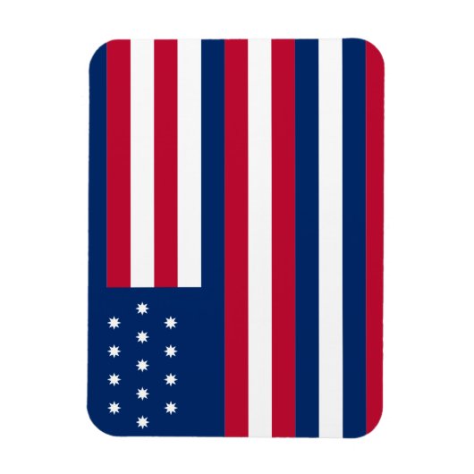 Franklin Flag flexibler Magnet (Vertikal)