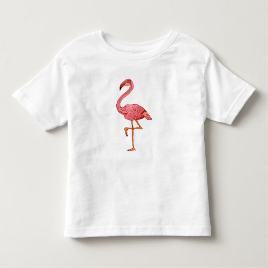 Franklin-Flamingo Kleinkind T-shirt (Vorderseite)