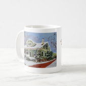 Franklin-Haus, malend durch Gary-Englisch Kaffeetasse (Vorderseite Links)
