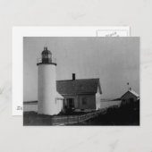 Franklin Island Lighthouse Postkarte (Vorne/Hinten)
