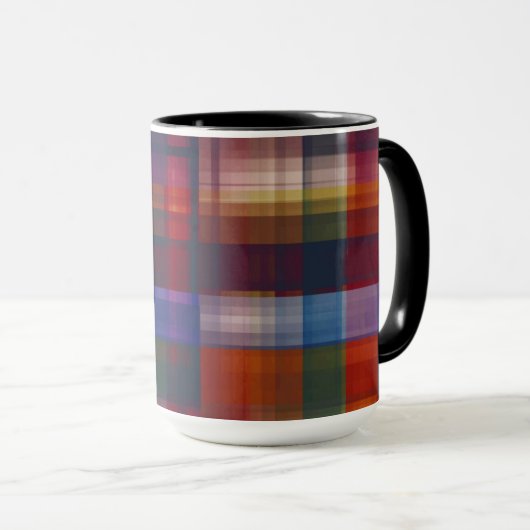 Franklin Kariert Tasse (VorderseiteRechts)