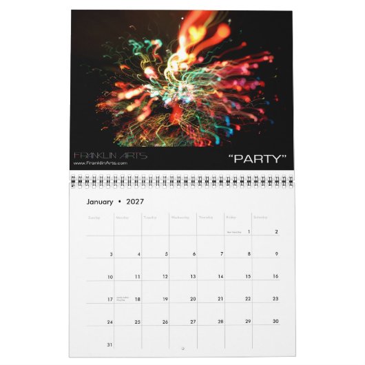 Franklin-Künste - Kalender 2009 (Jan 2027)