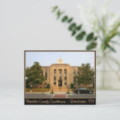 Franklin Landkreis Courthouse - Winchester, TN Postkarte (Stehend Vorderseite)