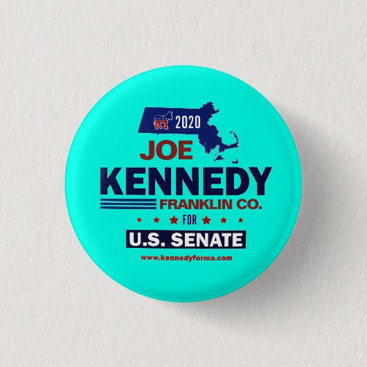 Franklin Landkreis für Joe Kennedy 2020 Button (Vorderseite)