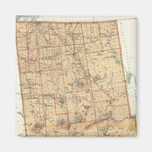 Franklin Landkreis Magnet (Vorne)