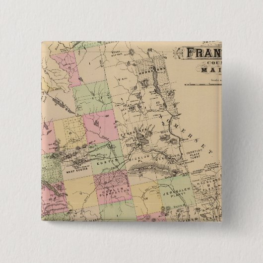 Franklin Landkreis, Maine Button (Vorderseite)