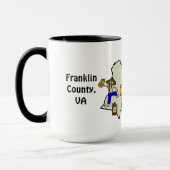Franklin Landkreis, VA Moonshine Hauptstadt Tasse (Links)