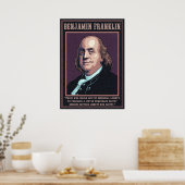 Franklin - Liberty Poster (Küche)