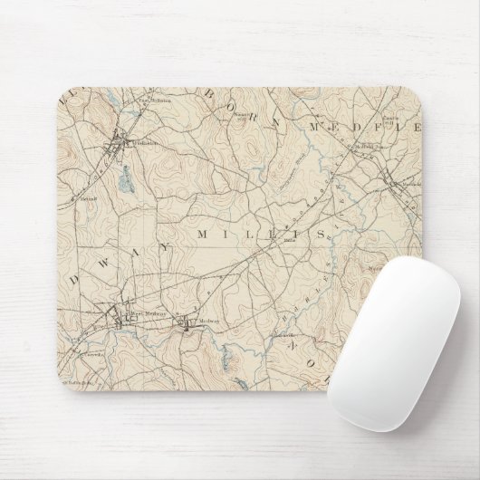 Franklin, Massachusetts Mousepad (Mit Mouse)