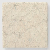 Franklin, Massachusetts Steinuntersetzer (Vorderseite)