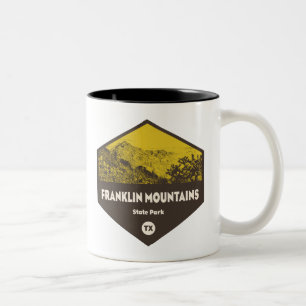 Franklin Mountains Staat Park El Paso Texas Zweifarbige Tasse