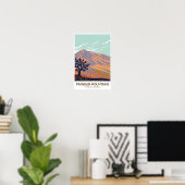 Franklin Mountains Staat Park Texas Vintag Poster (Heimbüro)