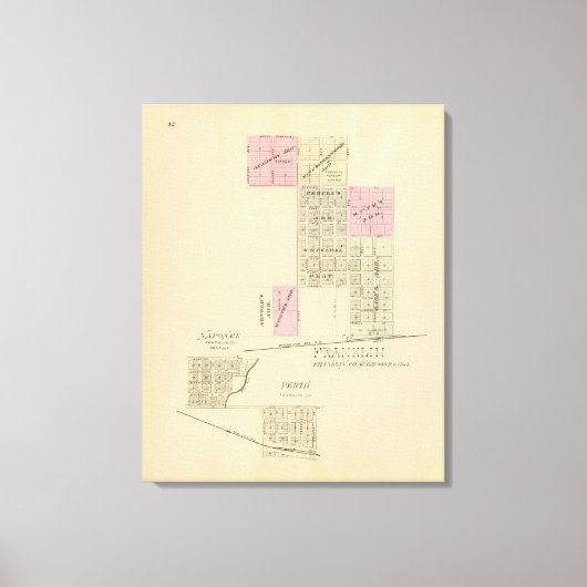 Franklin, Nebraska Leinwanddruck (Vorderseite)