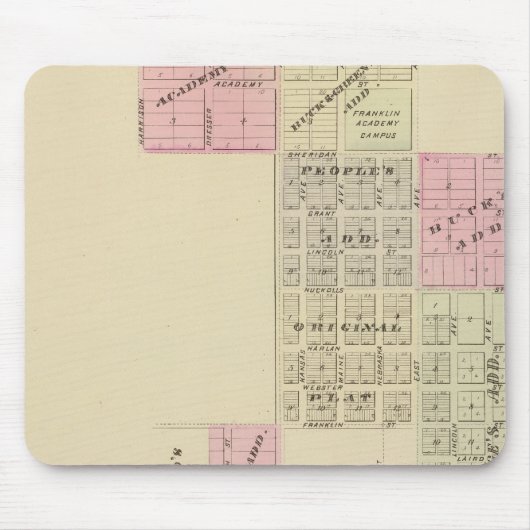 Franklin, Nebraska Mousepad (Vorne)
