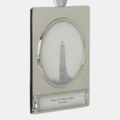 Franklin North Breakwater Lighthouse Banner-Ornament Silber (Rechts)