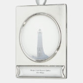 Franklin North Breakwater Lighthouse Banner-Ornament Silber (Links)
