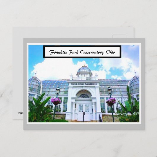 Franklin Park Conservatory, Ohio Postcard Postkarte (Vorne/Hinten)
