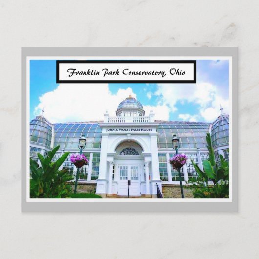 Franklin Park Conservatory, Ohio Postcard Postkarte (Vorderseite)