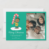 Franklin Peppermint Candy Feiertagskarte (Vorderseite)