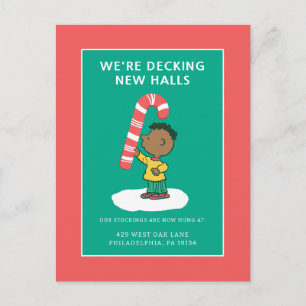 Franklin Peppermint Candy Feiertagspostkarte