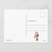 Franklin Peppermint Candy Feiertagspostkarte (Rückseite)