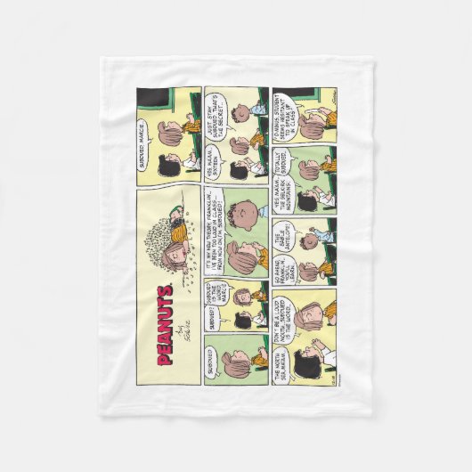 Franklin, Peppermint Patty & Marcie | Math-Klasse Fleecedecke (Vorderseite)