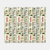 Franklin, Peppermint Patty & Marcie | Math-Klasse Fleecedecke (Vorderseite (Horizontal))