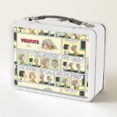 Franklin, Peppermint Patty & Marcie | Math-Klasse Metall Brotdose (Rückseite)