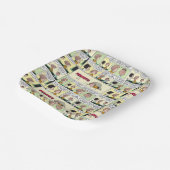 Franklin, Peppermint Patty & Marcie | Math-Klasse Pappteller (Gewinkelt)