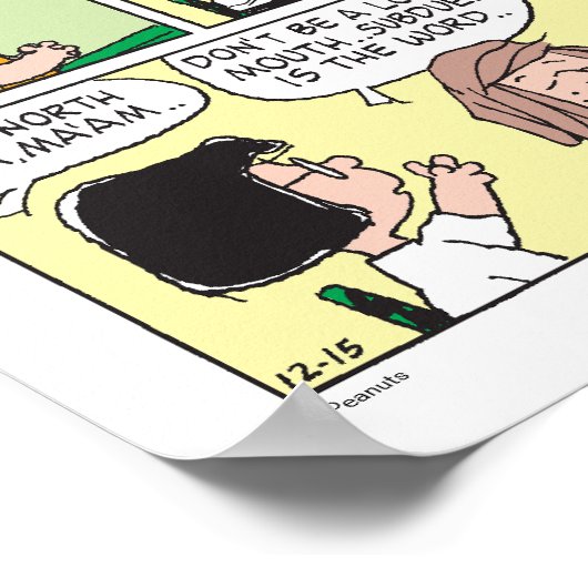 Franklin, Peppermint Patty & Marcie | Math-Klasse Poster (Ecke)