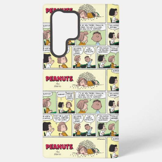 Franklin, Peppermint Patty & Marcie | Math-Klasse Samsung Galaxy Hülle (Rückseite)