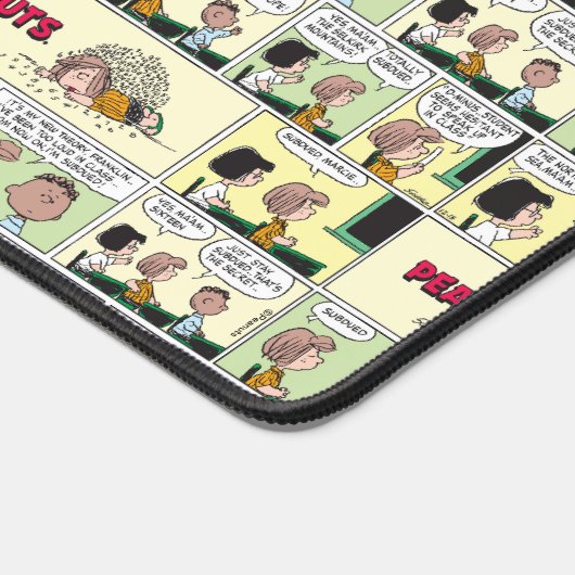 Franklin, Peppermint Patty & Marcie | Math-Klasse Schreibtischunterlage (Ecke)