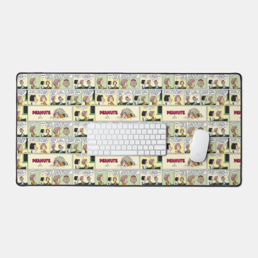 Franklin, Peppermint Patty & Marcie | Math-Klasse Schreibtischunterlage (Tastatur & Maus)