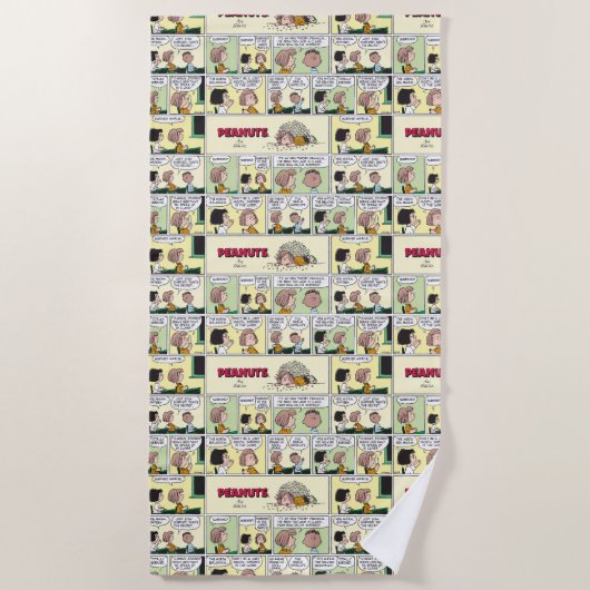 Franklin, Peppermint Patty & Marcie | Math-Klasse Strandtuch (Vorderseite)