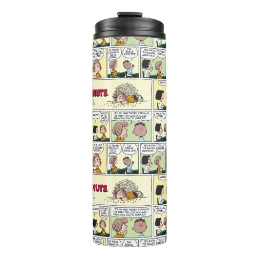 Franklin, Peppermint Patty & Marcie | Math-Klasse Thermosbecher (Vorderseite)