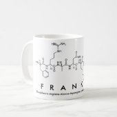 Franklin Peptidname Tasse (Vorderseite Links)