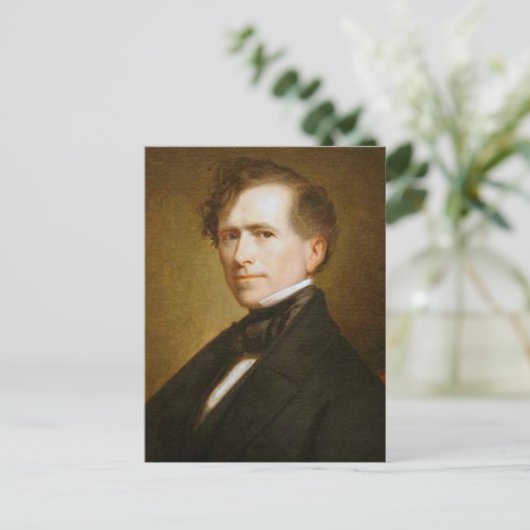 Franklin Pierce 14 Postkarte (Stehend Vorderseite)